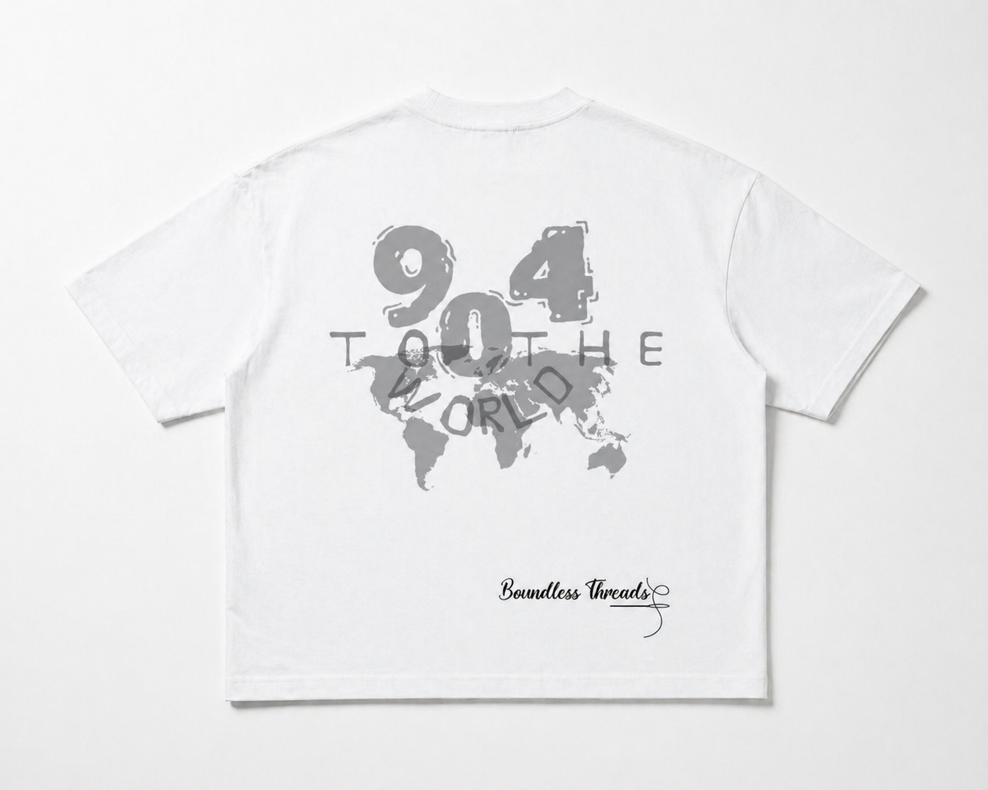 Vintage Washed Boxy Tee 'City Tribute'