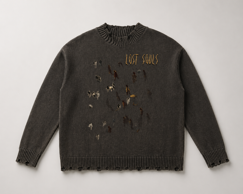 'Lost Souls' Vintage Sweater