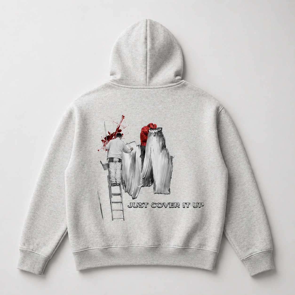 'Cover It Up' Zip up Hoodie