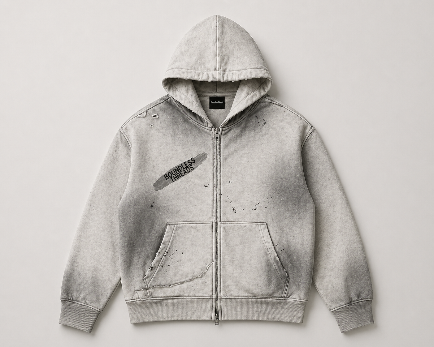 'Cover It Up' Zip up Hoodie