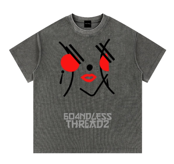 Angry Girl Mineral Wash T-Shirt